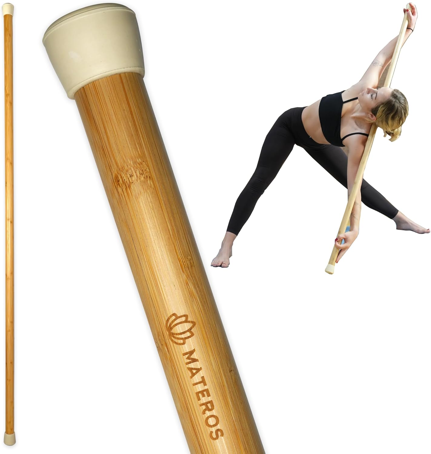 Materos  Bamboo Mobility Yoga Stick