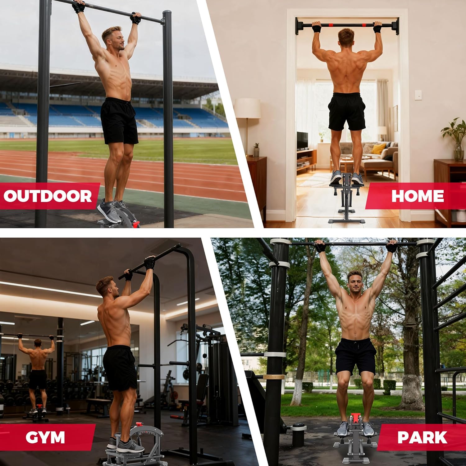 Multi-Function Adjustable Power Assist for Pull Up Bar